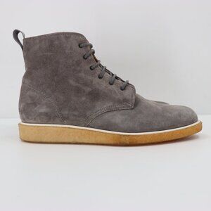 Rag & Bone Elliot Gray Suede Crepe Sole Chukka Boot Men's EU 44.5 Handmade Italy